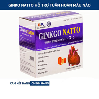 Hoạt huyết dưỡng não, tăng tuần hoàn máu não Ginko Natto with Coenzym Q10