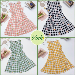 Váy lanh, Đầm tole mặc nhà, Váy ngủ vải tole lanh mềm mịn mát doboxinh