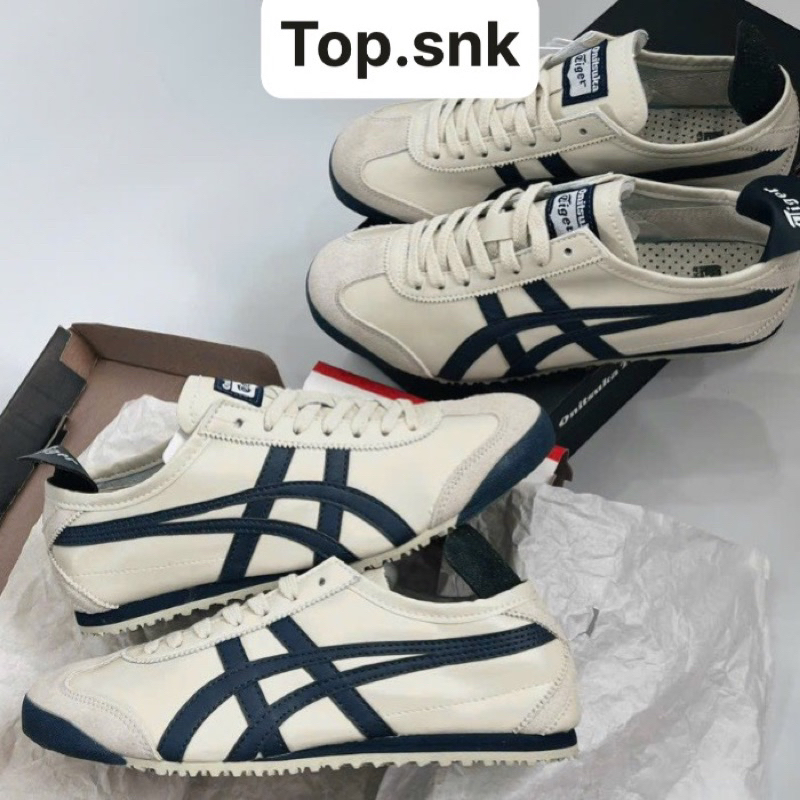Giày sneaker _Onit.suka Tiger Mexico66 Birch/India ink Latte -Full box