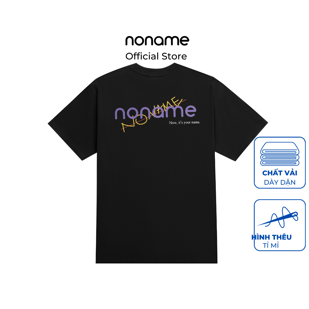 Áo Thun Unisex noname Neon Line /Black_NNRAD4001B