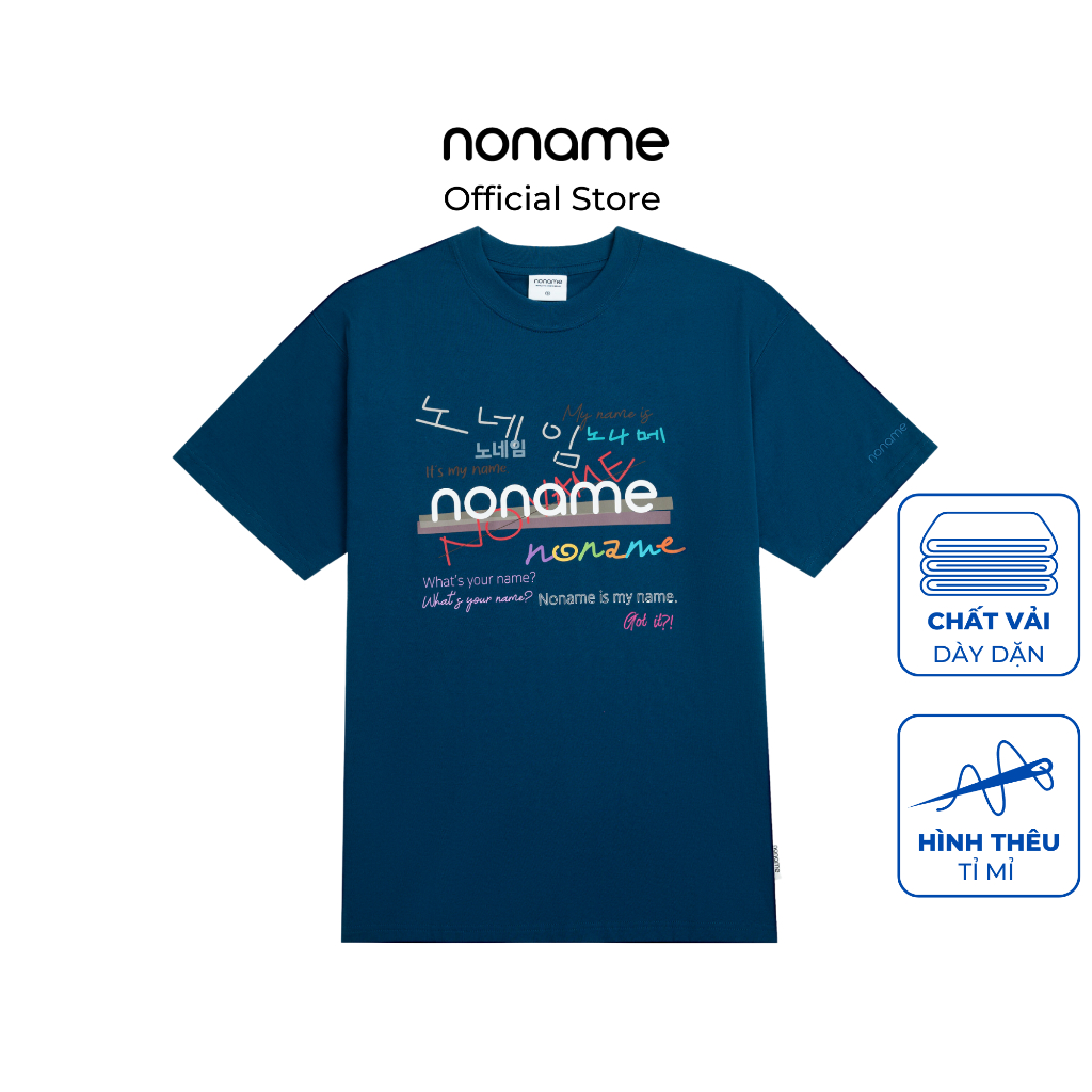 Áo Thun Unisex noname Logo Express /Navy_NNRAD4002D