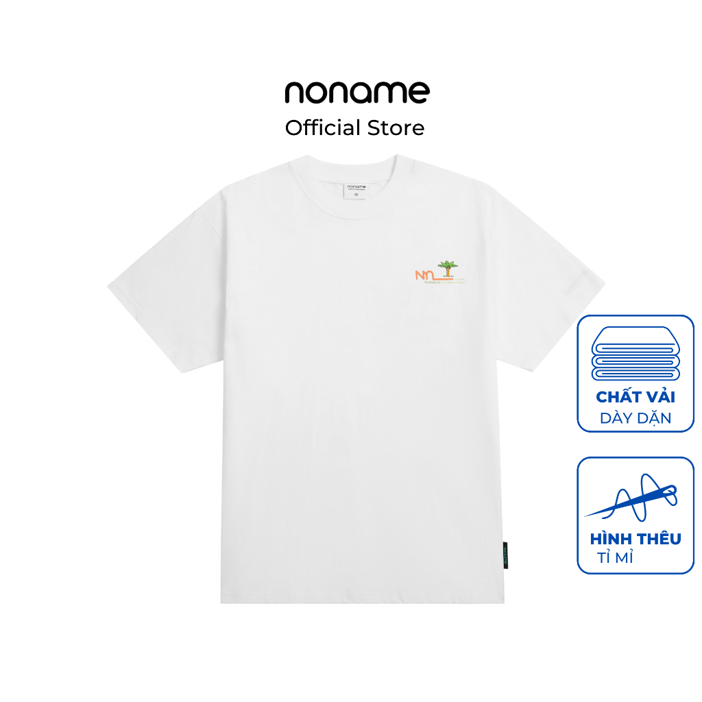 Áo Thun Unisex noname Palm Tree /White_NNRAD4002D