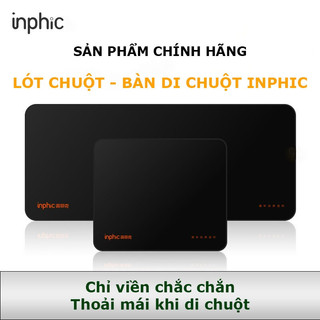 Lót chuột INPHIC - Pad chuột nhung đen mượt giúp chuột có độ bám và phản hồi tín hiệu tốt
