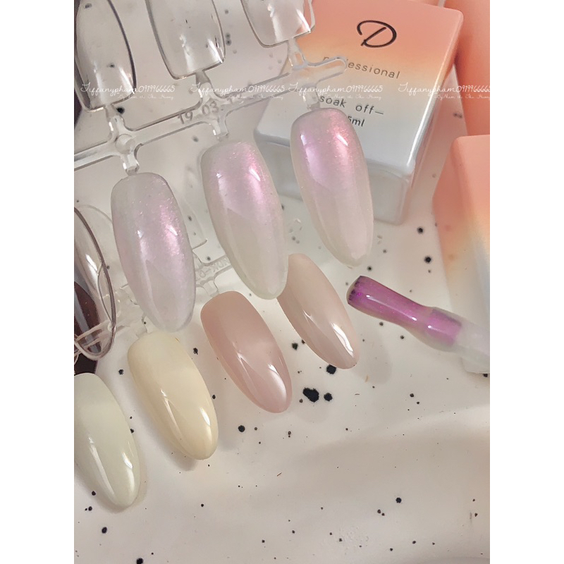 Sét sơn 24 màu tông trắng sữa