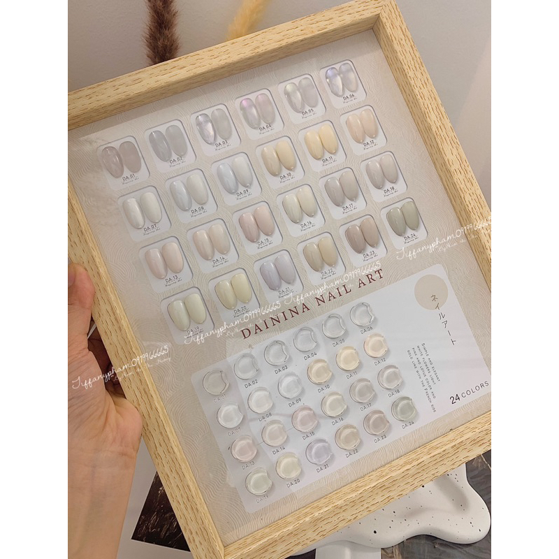 Sét sơn 24 màu tông trắng sữa