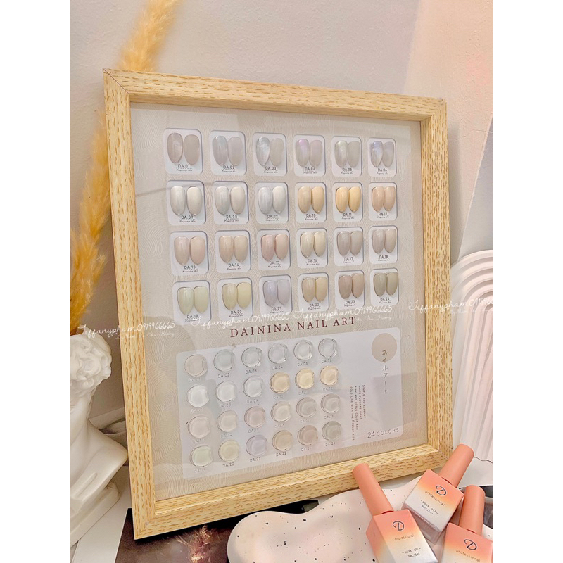 Sét sơn 24 màu tông trắng sữa