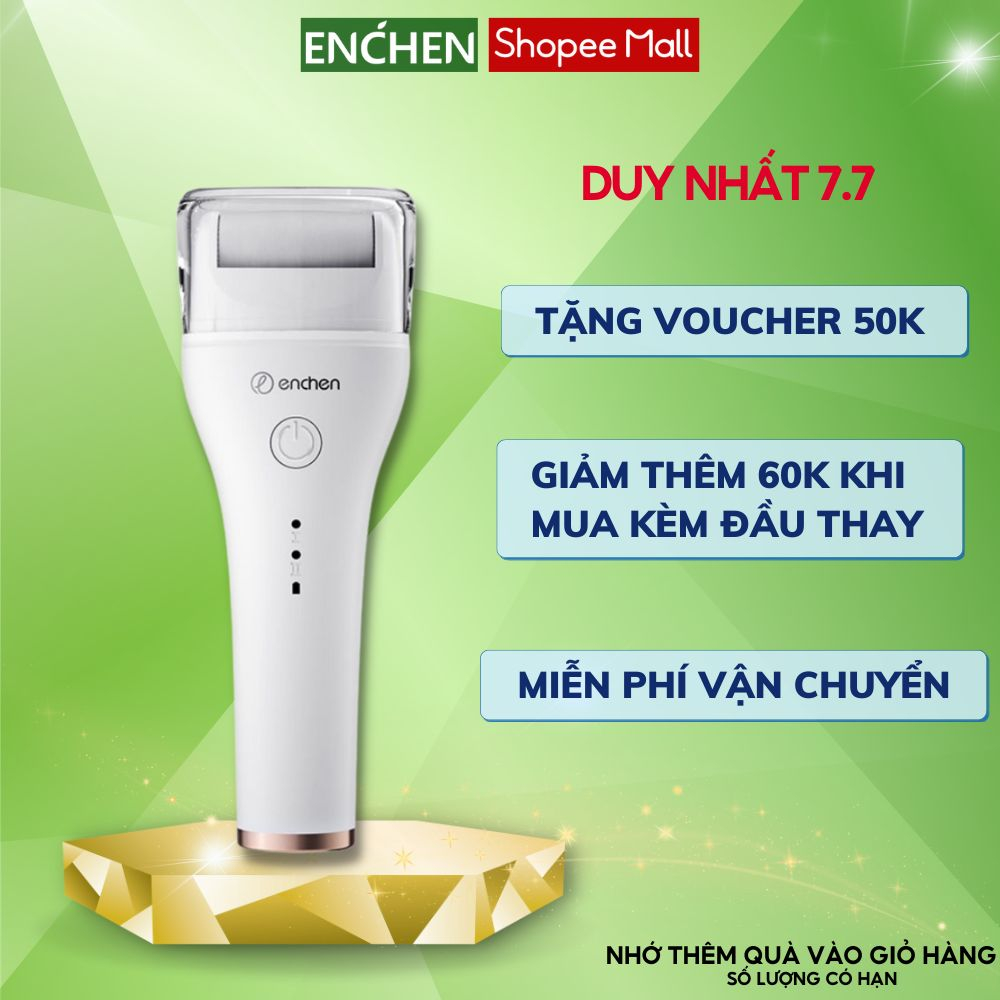 Máy chà gót chân, mài gót chân Enchen Rock/EMJ001 tẩy tế bào ch.ết làm mềm sáng gót chân chuyên dụng tại nhà