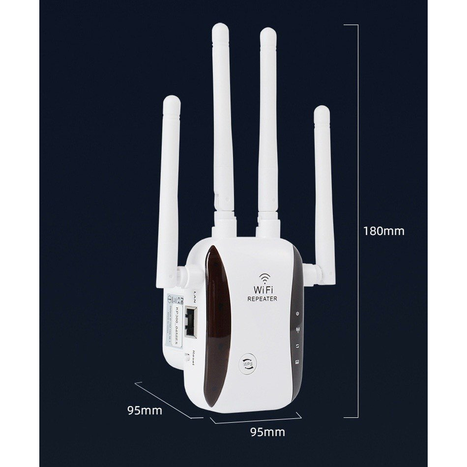 Bộ kích sóng wifi râu bộ khuếch đại sóng wifi không dây 300Mbps phát cực mạnh ,thu phát mở rộng sóng wifi khoảng 50m | BigBuy360 - bigbuy360.vn
