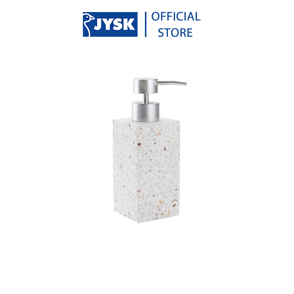 Bộ phụ kiện phòng tắm | JYSK Billsta | polyresin/đá | họa tiết terazzo | nhiều kích thước