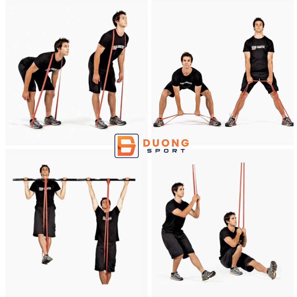 Dây Cao Su Kháng Lực Powerband Tập Toàn Thân Dương Sport DC0034