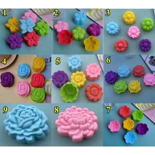 Set khuôn cupcake silicon Làm Thạch Pha Lê (2 lớp) Mẹ Con MS215 Bánh Da Lợn