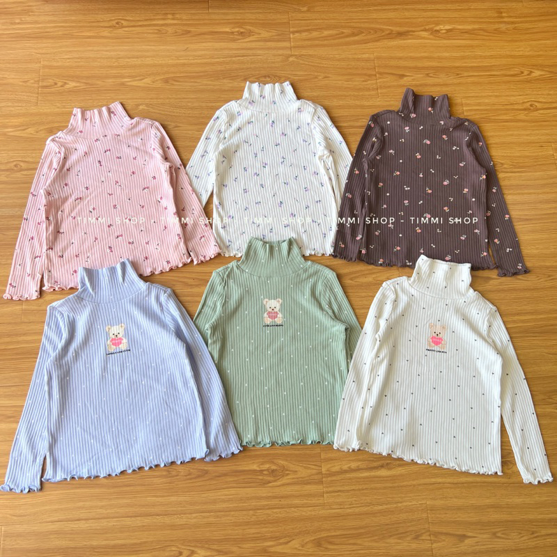 Áo Giữ Nhiệt Cho Bé Gái Cotton Mềm Co Giãn Thoải Mái