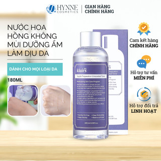 Nước hoa hồng Klairs không mùi cho da nhạy cảm 180ml, Toner không mùi Klairs - Hynne Cosmetics