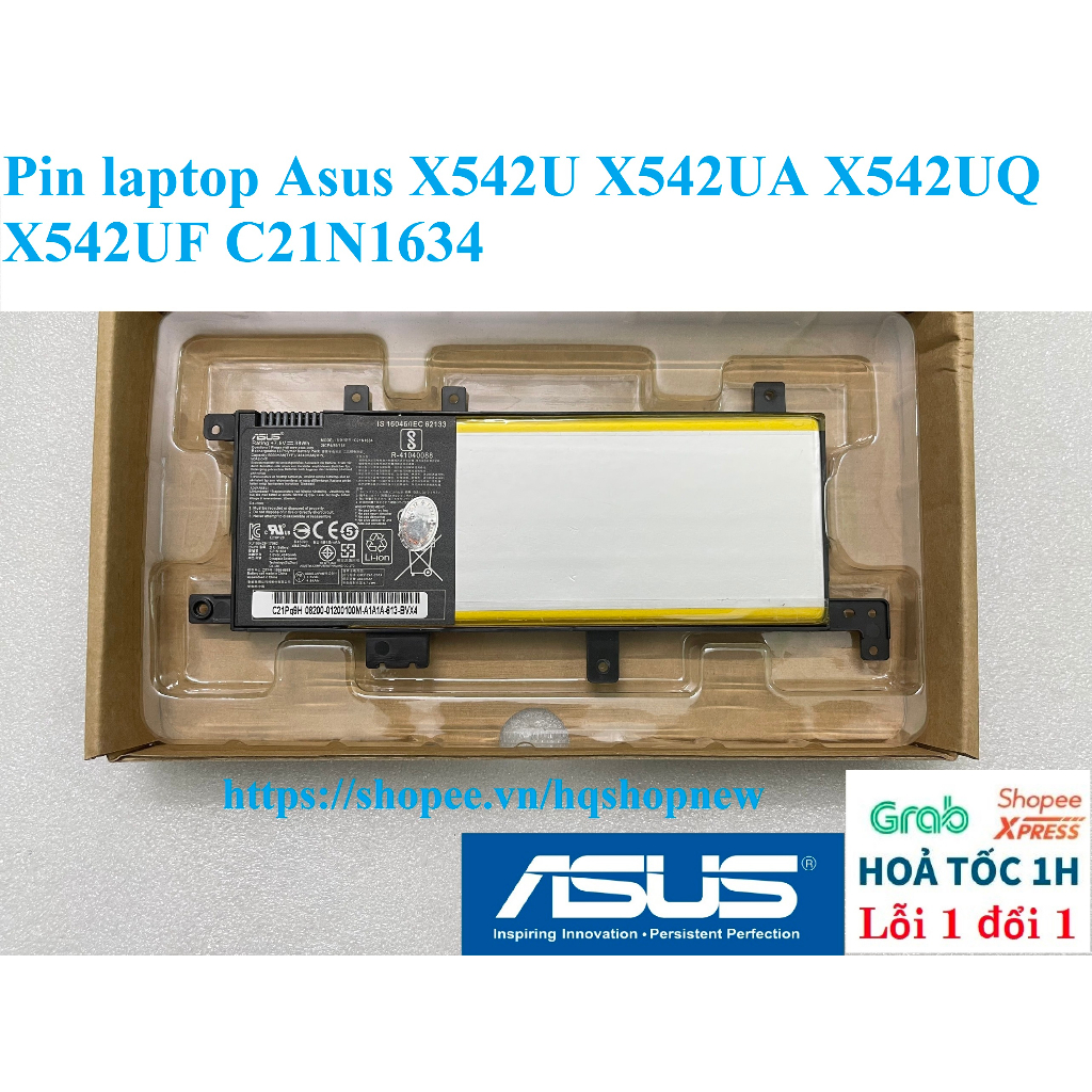 ⚡️ Pin laptop Asus X542U X542UA X542UQ X542UF C21N1634