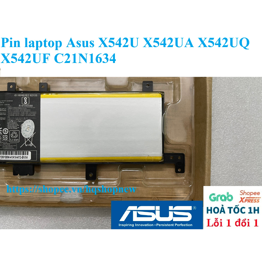 ⚡️ Pin laptop Asus X542U X542UA X542UQ X542UF C21N1634