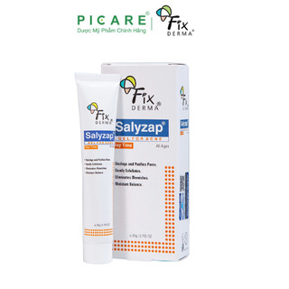 Gel dưỡng giảm mụn ban ngày Fixderma Salyzap Gel For Acne Day Time 20g
