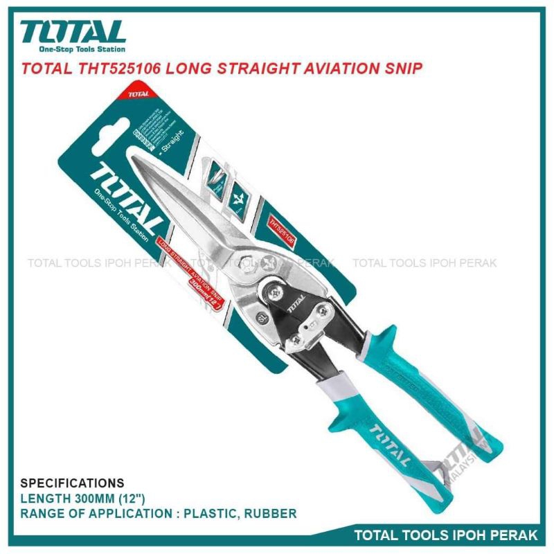 Kéo cắt tôn thẳng mũi dài TOTAL THT525106