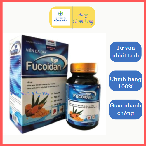 Viên dạ dày FUCOIDAN, giảm nguy cơ loét dạ dày - tá tràng, giúp bảo vệ niêm mạc dạ dày