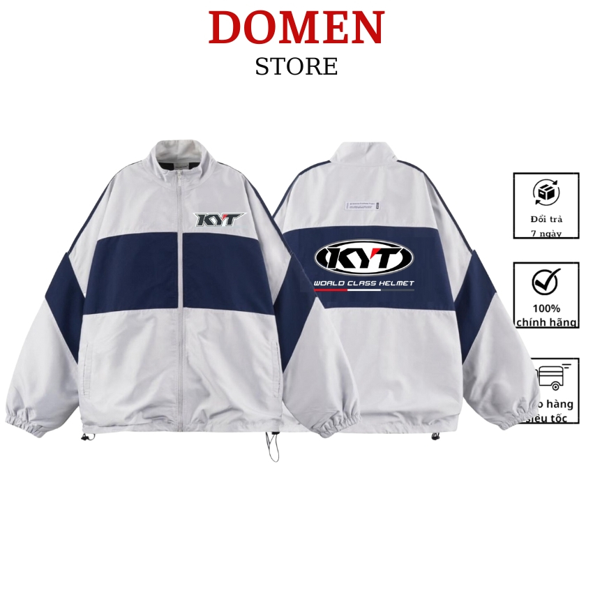 Áo khoác dù 2 lớp unisex form rộng cổ đứng chất liệu dù cao cấp đi mưa ,chống nắng nam nữ đều mặc được _DOMEN AD 72