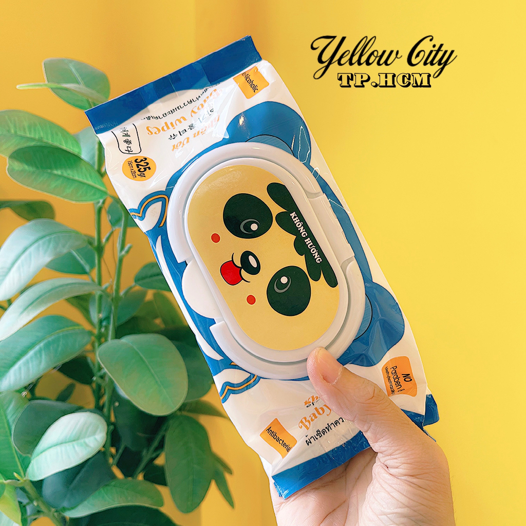 Khăn ướt Baby Wipes 325gr bịch to , không mùi, hàng chính hãng