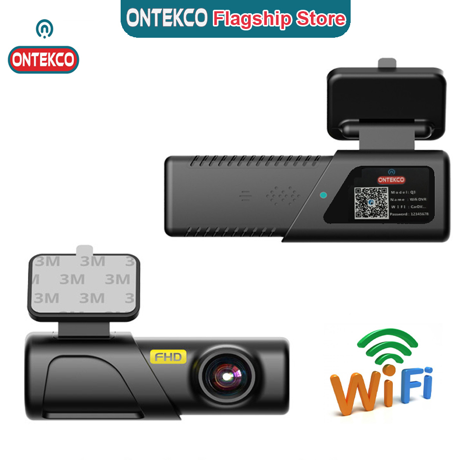 Camera hành trình ONTEKCO Q3 wifi xem video không dây qua APP mobile, hình ảnh 1080P