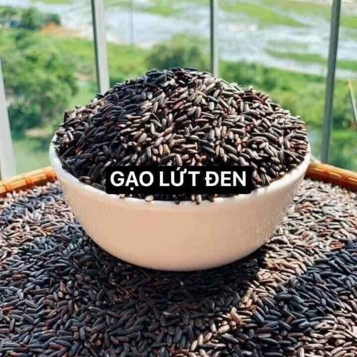 Gạo lứt đen Điện Biên hữu cơ cơm dẻo, nguyên cám, dành cho người ăn kiêng,hàng chuẩn loại 1