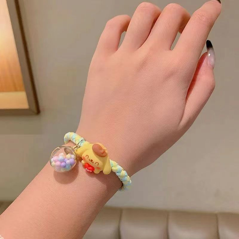 🍒🍒CHERRYKOKO Dây buộc tóc Sanrio chun buộc tóc Kuromi Dây cột tóc Scrunchies vòng đeo tay hoạt hình đáng yêu