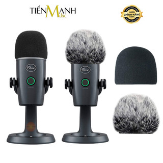 Mút Bọc Đầu Micro Blue Yeti Nano Foam Bông Lông Lọc Âm Mic Cover Windscreen Furry Microphone