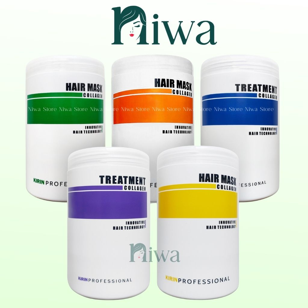 Kem ủ tóc Kirin Professional Collagen 1000ML hấp dầu, dầu xả tóc giảm tóc khô xơ, tăng độ ẩm cho tóc với hương nước hoa
