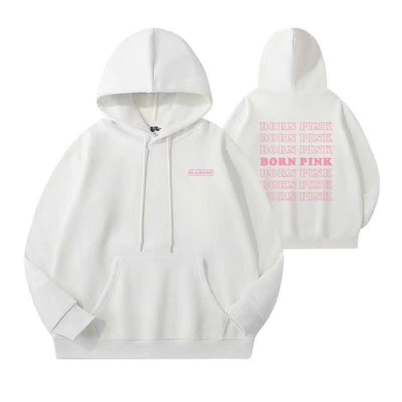 Áo khoác hoodie nữ Born Pink giống Black Pink dễ thương, áo hoodie nữ mặc concert HYPRETTY 02