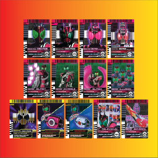 Đồ chơi Rider card CSM DX Bootleg đọc được Decade set của series phim Siêu nhân Kamen rider Decade
