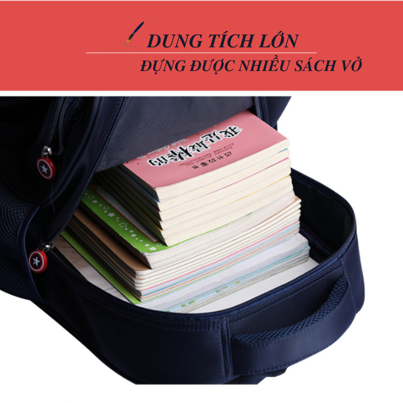 HÀNG LOẠI 1_Balo Cao Cấp Cho Học Sinh Tiểu Học Chất Liệu Vải Oxford Dày Chống Thấm Nước Hàng Sẵn Đủ Size