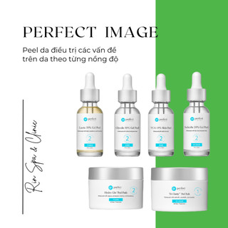 [BILL US]  Thay da sinh học PEEL PERFECT IMAGE SALICYLIC ACID 20%, TCA 15%. GLYCOLIC ACID 50%, LACTIC ACID 50% (30ML)