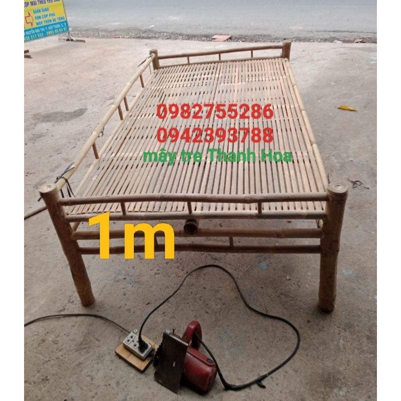 giường tre [mẫu 1m × 1,8m]