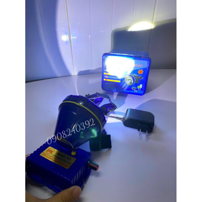 ✨ Đèn Pin Đội Đầu LED Siêu Sáng Thái Lan 583