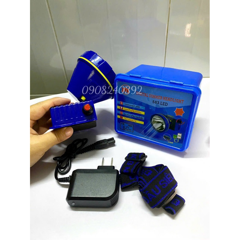 ✨ Đèn Pin Đội Đầu LED Siêu Sáng Thái Lan 583