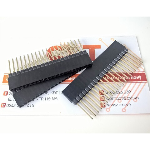 Jump cái đơn PC104-2.54mm 1x20P Chân thẳng Dài 12.2mm