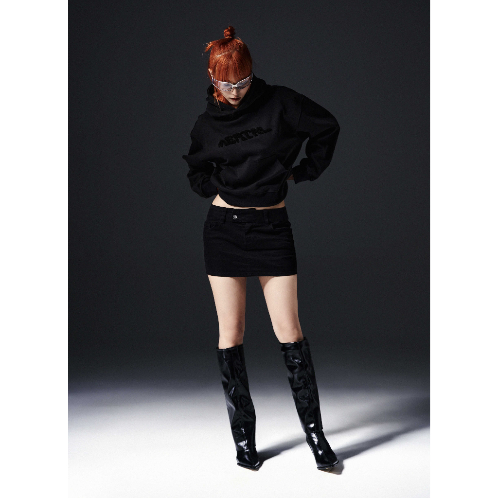 Áo Hoodie Unisex Thêu Xù Cao Cấp MENTAL® Ruffled Embroidery Oval - Boxy fit