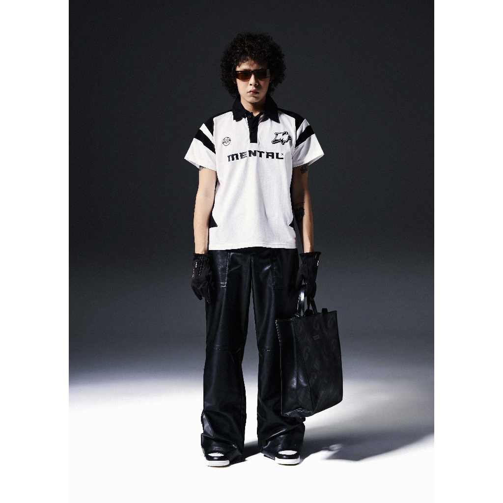 Áo Polo Nam nữ Tay Ngắn Thể Thao COMBINE MENTAL®️ Polo Boxy - Phong Cách Blokecore