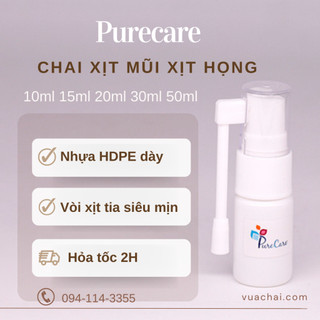 Combo 5 Chai nhỏ mũi xịt họng 10ml 15ml 20ml  - chiết mỹ phẩm, nước hoa, tinh dầu