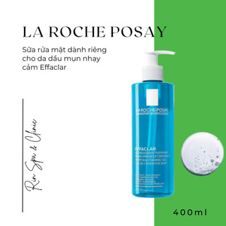 Sữa rửa mặt tạo bọt dịu nhẹ cho da dầu, da mụn LRP 400ml