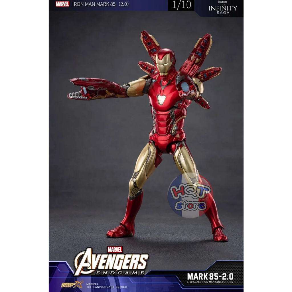 Mô hình iRon Man Mark LXXXV Mark 85 2.0 ZD Toys tỉ lệ 1/10 chính hãng