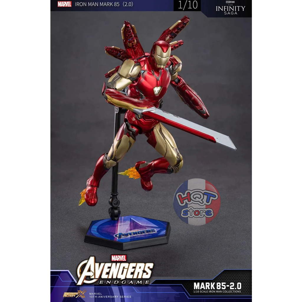 Mô hình iRon Man Mark LXXXV Mark 85 2.0 ZD Toys tỉ lệ 1/10 chính hãng