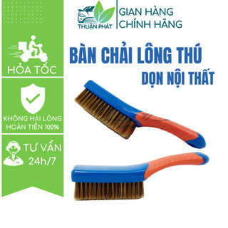 Bàn chải vệ sinh nội thất ô tô sợi cước lông thú Taiwan dùng cọ rửa ghế da không gây xước Thuận Phát