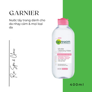 [BILL FR] Nước tẩy trang Garnier nhẹ dịu, sạch sâu thông thoáng lỗ chân lông 400ml
