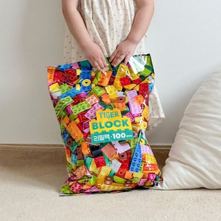 🇰🇷Set lego Tiger Block 100 chi tiết