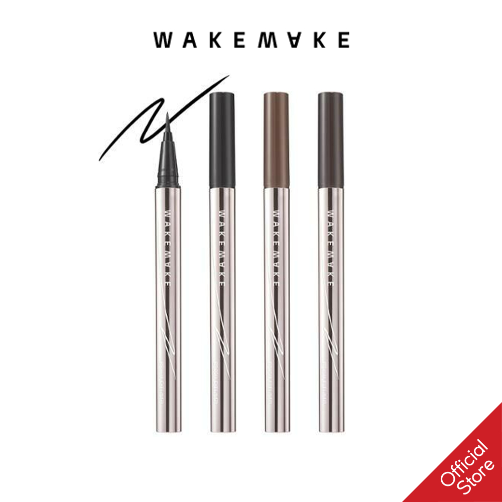 Kẻ Mắt Nước Chống Lem WAKEMAKE Any-Proof Brush EyeLiner 0.6g