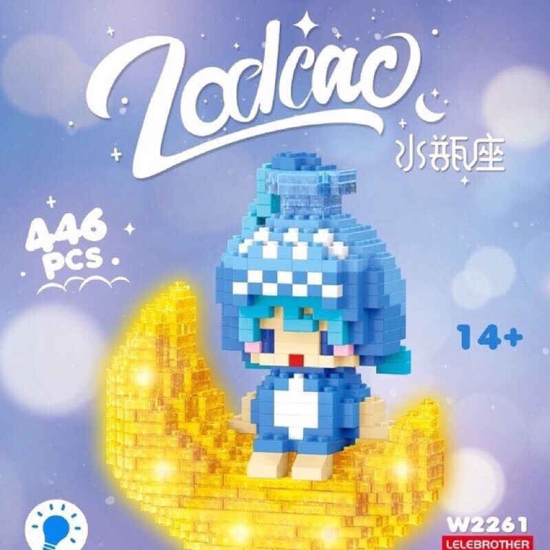 Xếp hình 3D cung hoàng đạo phát sáng, lego phát sáng có kèm đèn