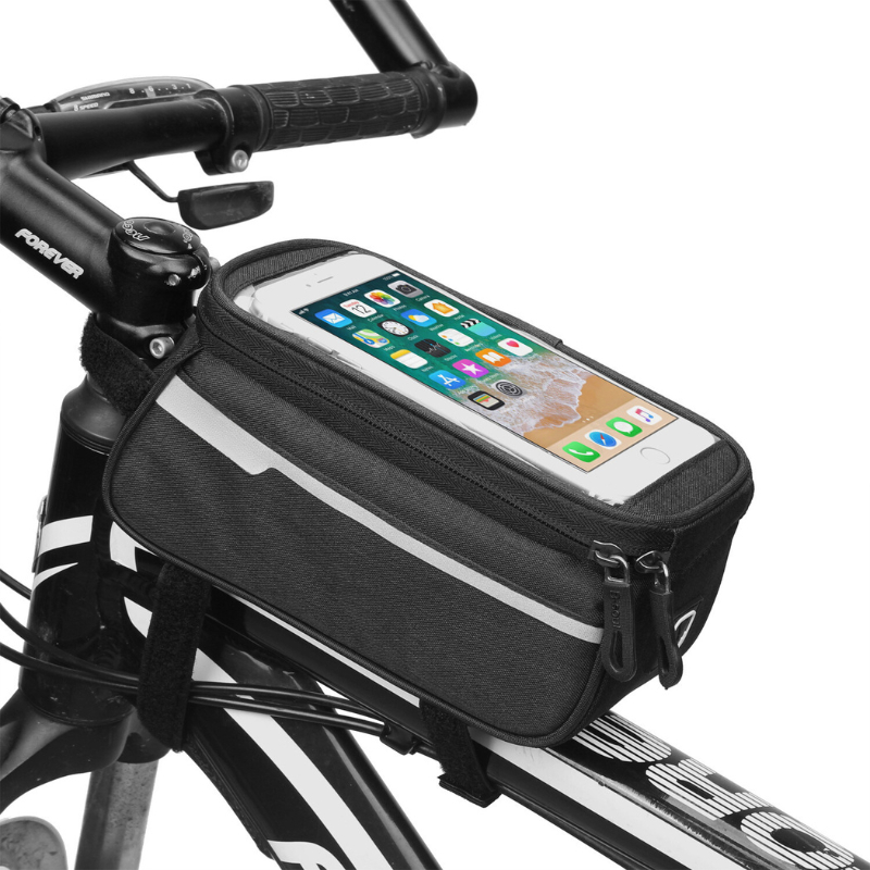 Túi đựng đồ treo sườn xe đạp HT Sports đa năng chống nước, đặt được điện thoại tiện lợi