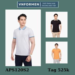 Áo polo nam Aristino cotton hữu cơ form ôm -APS120S2